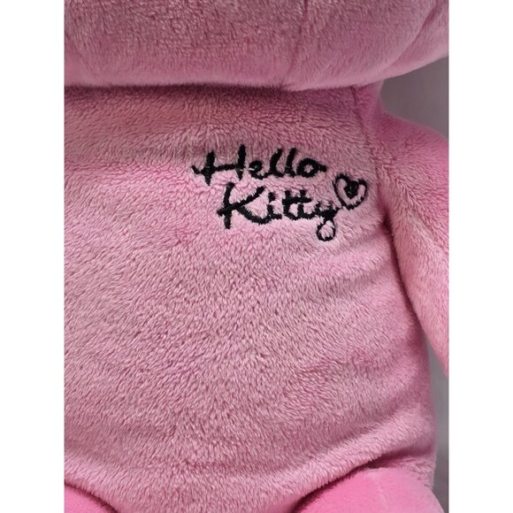 2012 Hello Kitty Build A Bear Workshop Pink- Leopard Paws Winking 18" No Bow - Picture 4 of 13
